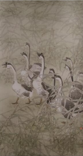 中国画名家画家秦云飞作品欣赏