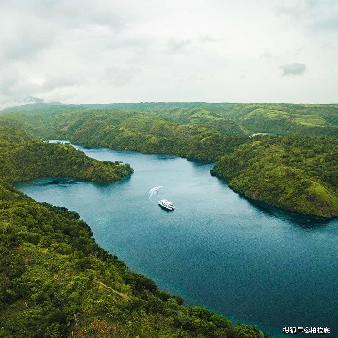 1/ 12 巴布亚新几内亚马当海岸黄昏景色 巴布亚新几内亚马努斯岛景色