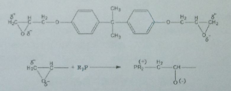 以环氧树脂为例,由于环氧基团受到醚键和苯环大π键影响,电子云分布较