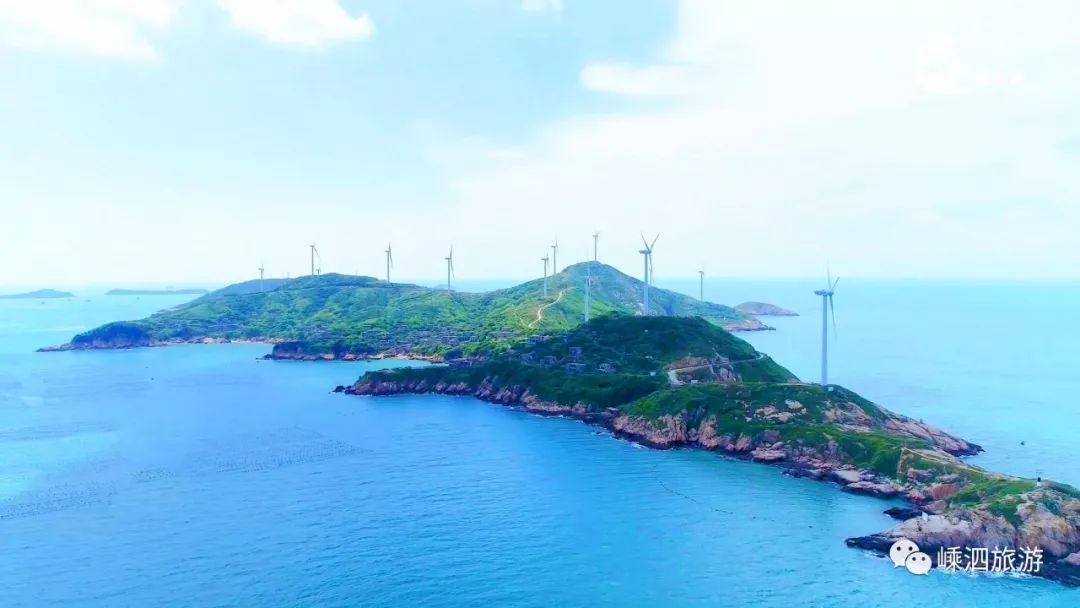 空中俯瞰绿华岛