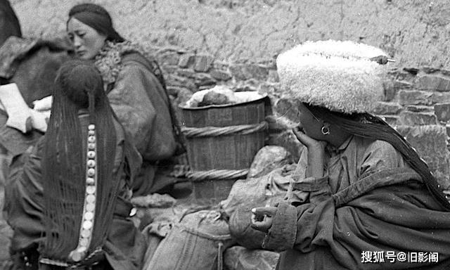 三十年代影像，青藏高原的藏族女子_青海