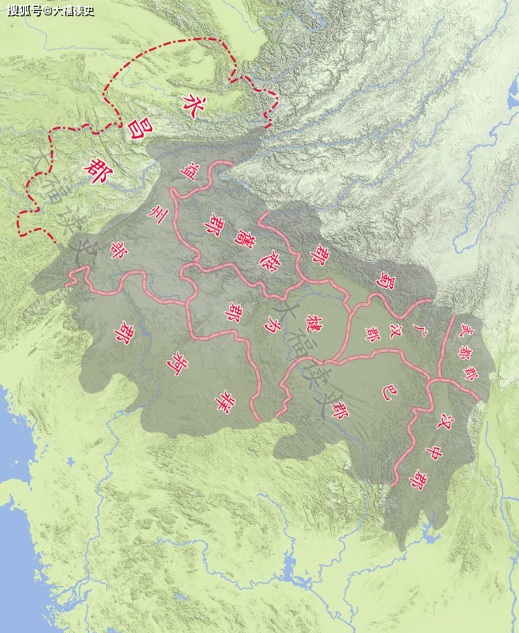 哀牢国人口_哀牢国地图