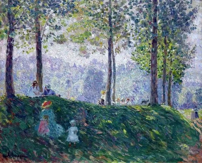 风景篇法国后印象派画家henrilebasque