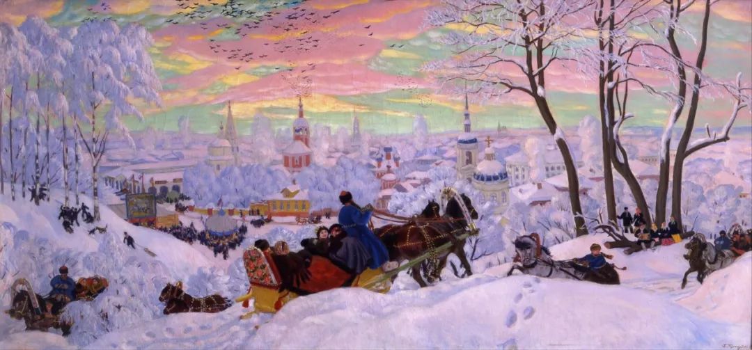 《谢肉节—鲍里斯·库斯托季耶夫(boris kustodiev.