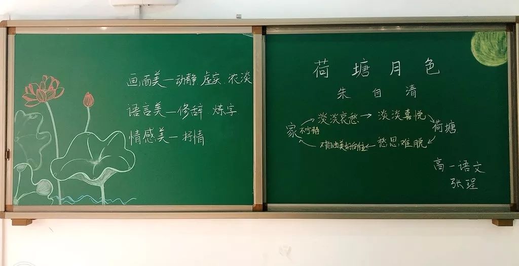 倾情培育桃李挥笔书写芳华二十中学粉笔字板书设计大赛掠影