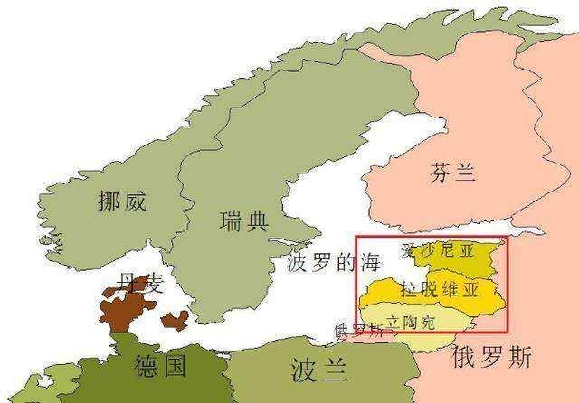 从地图上看加里宁格勒被波兰,立陶宛所包围,而且地处波罗