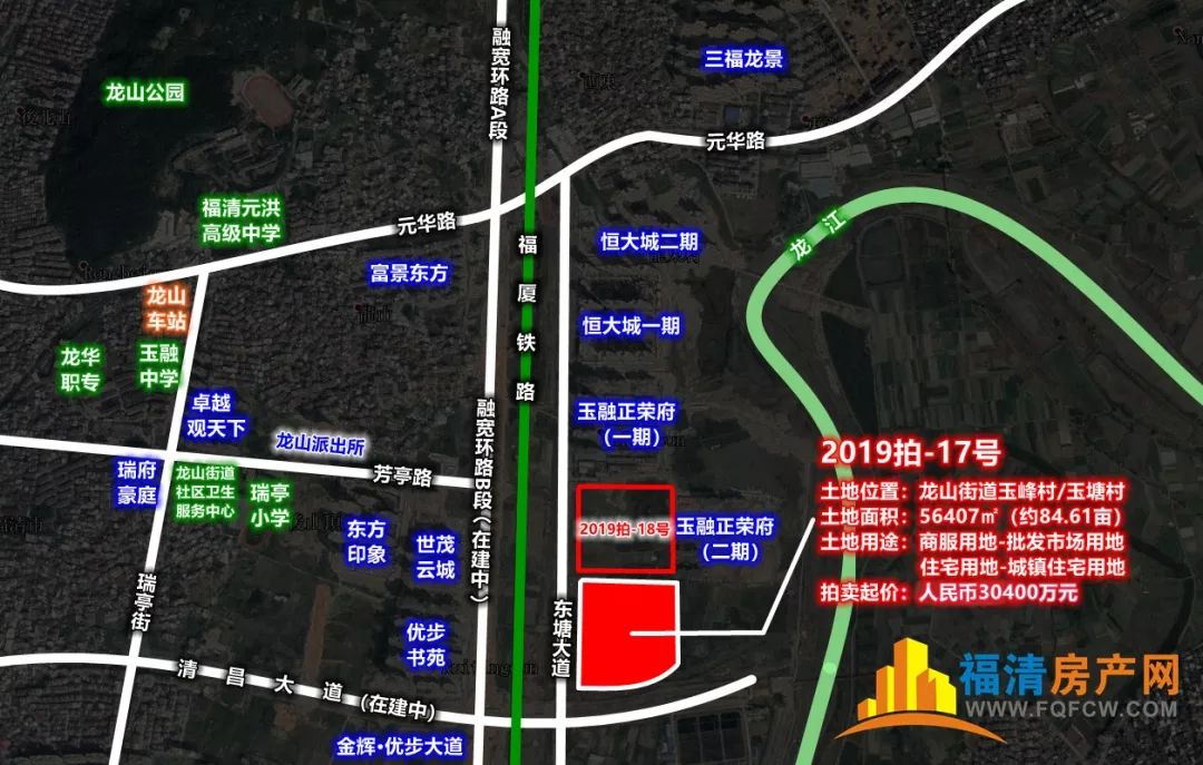 土地拍卖总起拍价623亿元福清市2020年首场土拍即将来袭丨附位置图