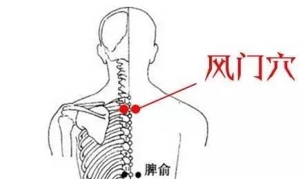 通过艾灸风门穴,可以加强这个外风进来的门户,防外风进入,驱外风而出