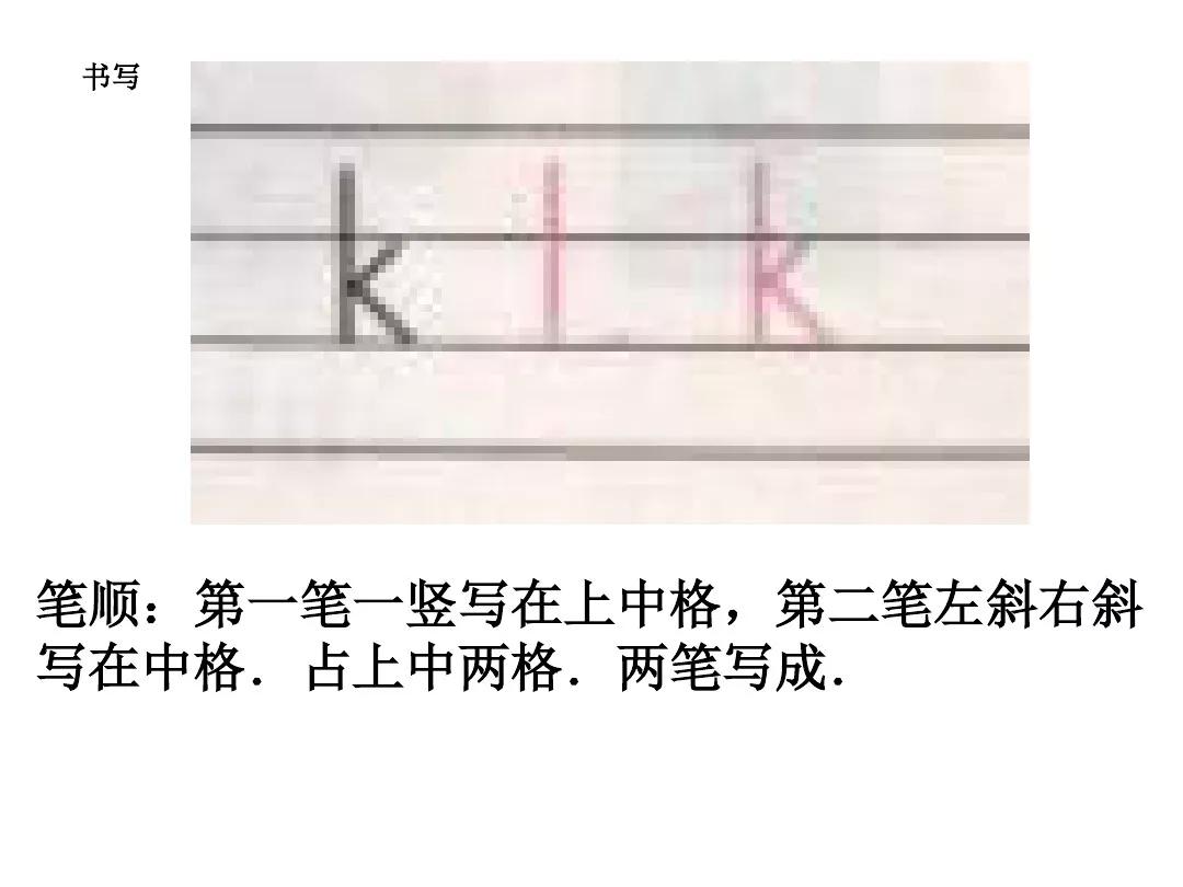 部编版一年级语文上册汉语拼音5《g k h》图文讲解 知识点梳理