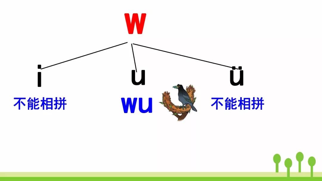 部编版一年级语文上册汉语拼音2《i u ü y w》图文讲解 知识点梳理