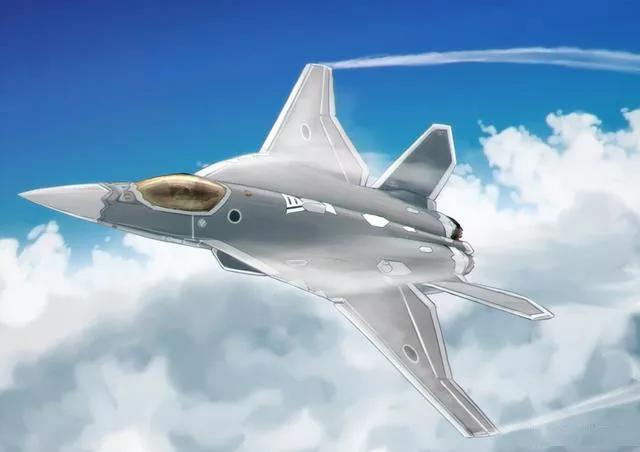 日本网友根据防卫省概念图绘制的日本下一代战斗机想象图