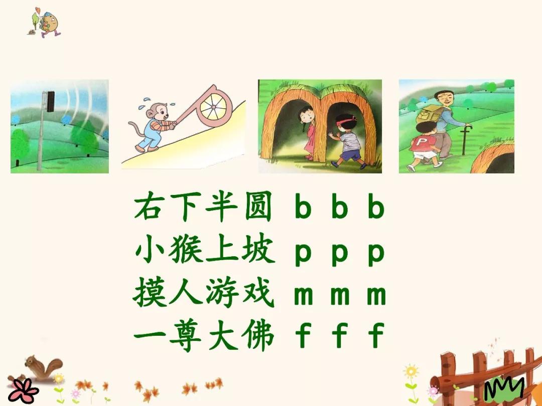 部编版一年级语文上册汉语拼音3bpmf图文讲解知识点梳理