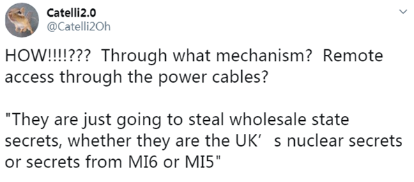 华为能窃取英国核机密?!美高官想吓唬唐宁街,却连网友都没唬住-识物网 - 15NEWS.CN