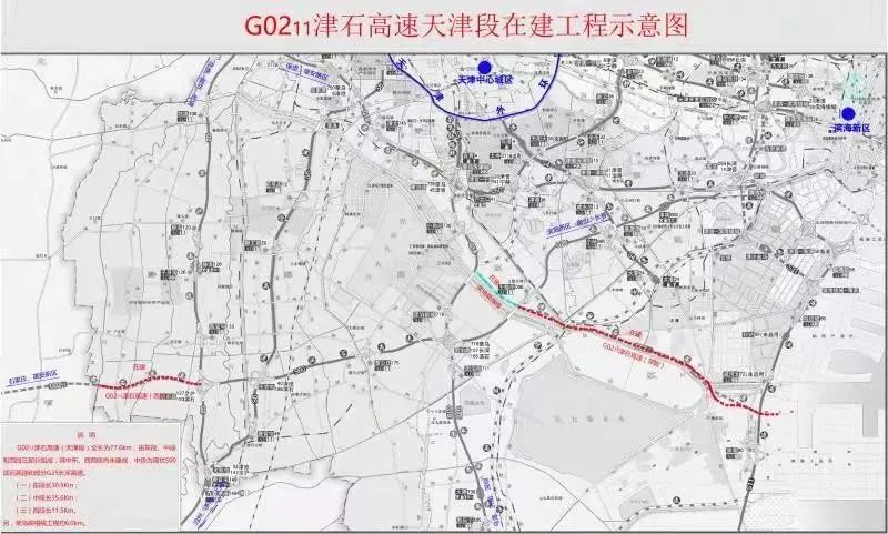 从东向西连接京沪,京台,大广,保沧,曲港,京港澳,京昆等7条高速公路