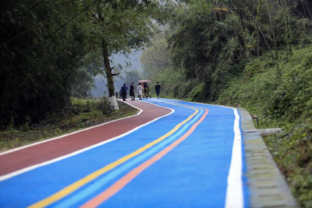 北碚人快去新建的温泉谷山城步道散步吧