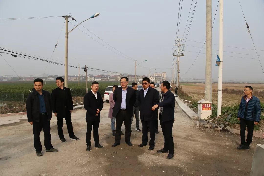 市委组织部部长周培剑一行督查龙山镇淞浦河水质情况