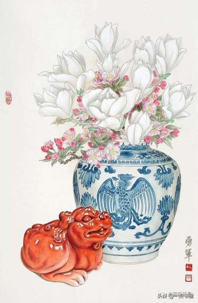 工笔博古画典雅中国风