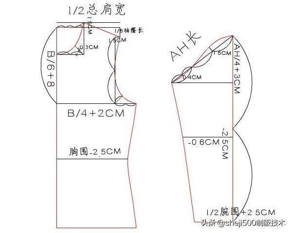 保暖内衣裁剪图_女士保暖内衣裁剪图