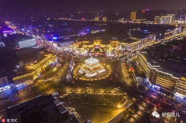 西安钟楼商圈的gdp_西安钟楼图片(2)