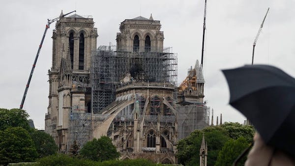 巴黎圣母院可能永远无法从火灾损失中复原？