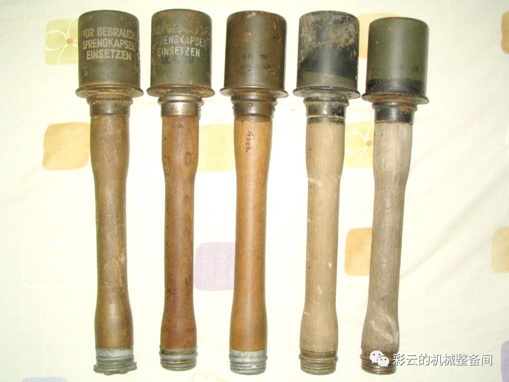德国木柄手榴弹,从一战一直用到二战,成为德军形象标志