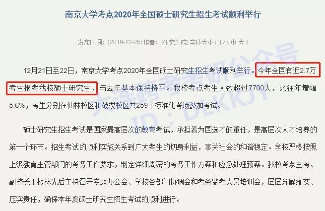 2020考研报名人数2万+！这些热校你敢考吗？！