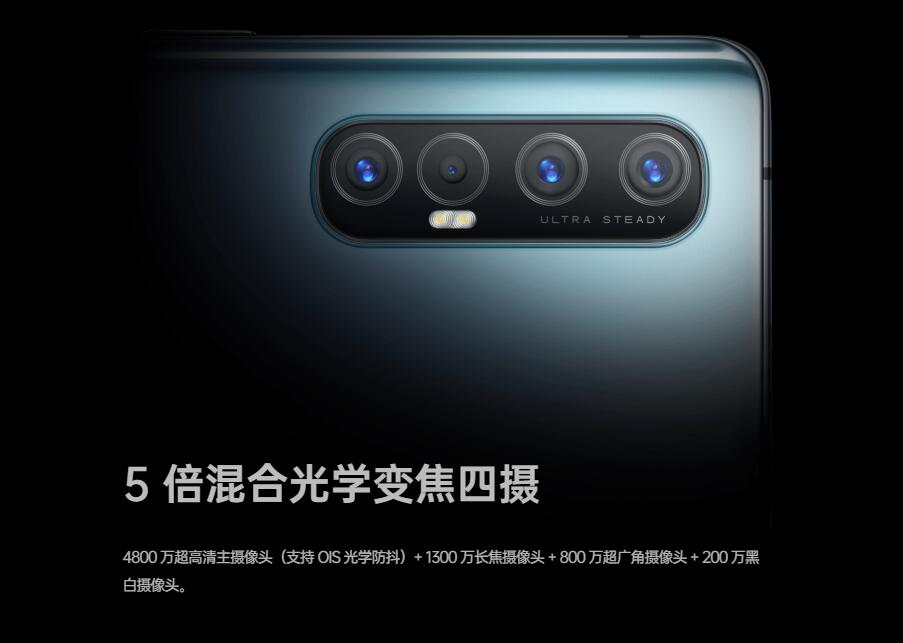 5倍混合光变四摄 Reno3 Pro满足你的影像需求