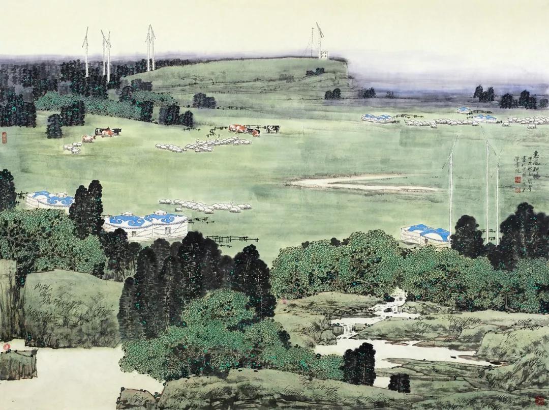 【画廊推荐】画家关奇:溪山诗画 本色演绎