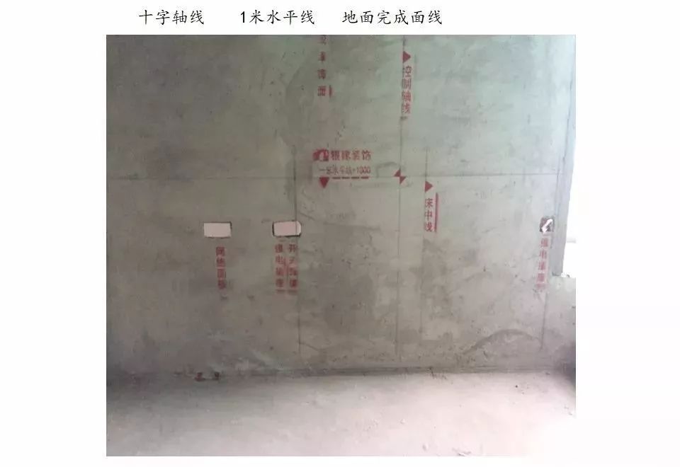 精装修工程室内放线施工技术交底