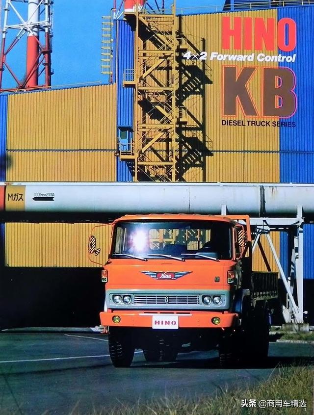 石油系统保有量最多 7,80年代大量进口的日野kb载货车
