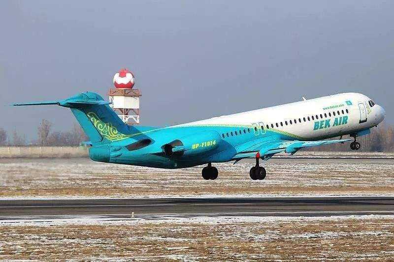 哈萨克斯坦bek air航空公司客机(资料图)
