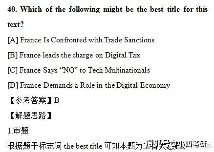 20考研英语真题试卷分析与复习策略