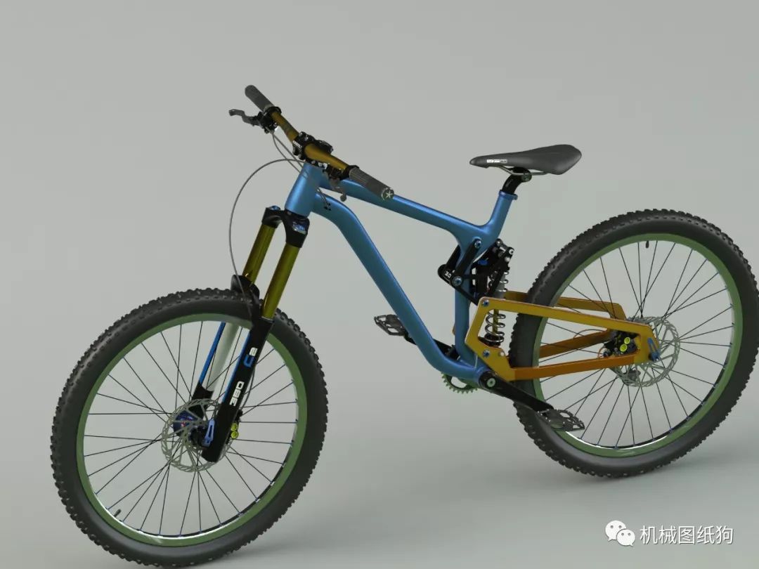 【其他车型】bike gey山地自动车3D数模图纸