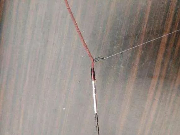 鱼线怎么绑在鱼竿上?手竿鱼线连接竿梢图解