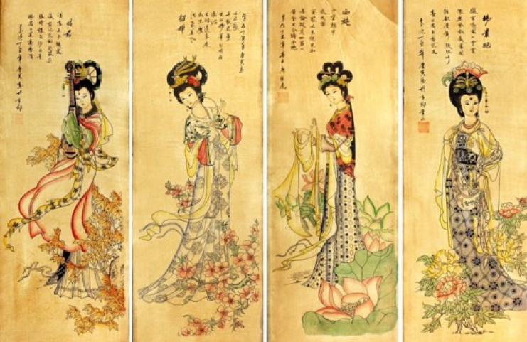古代四大美女究竟有多美4首诗词写尽芳华值得颂阅