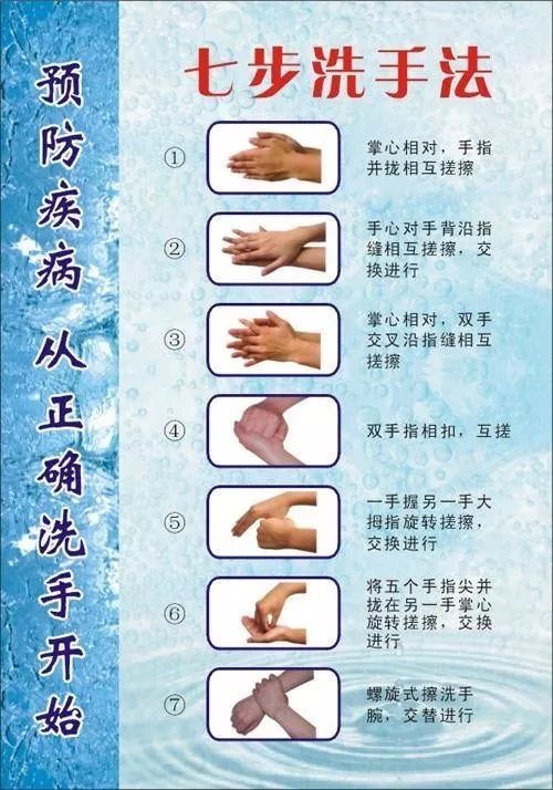 2,我们要认真洗净小手,牢记洗手步骤.