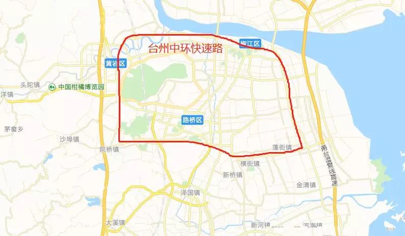 台州中环快速路让城市各区域连接更紧密