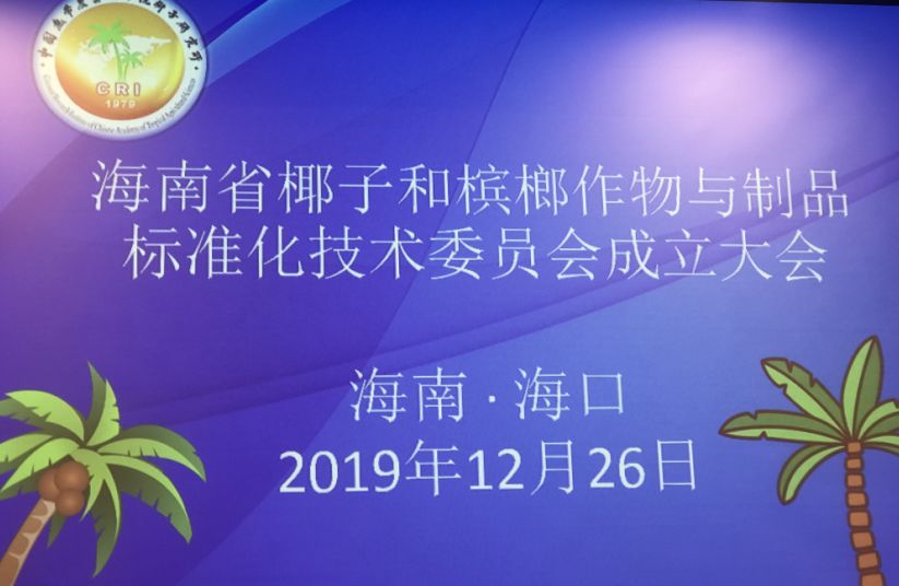 海南省发布椰子和槟榔产业标准体系 推动产业规范发展