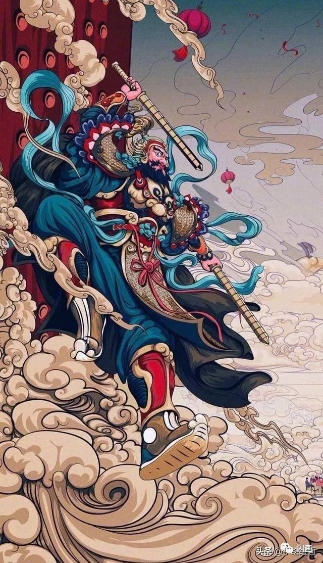 混迹民间的50幅国潮风插画!