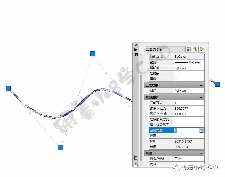 学会这个技巧,轻轻松松cad描图!_曲线