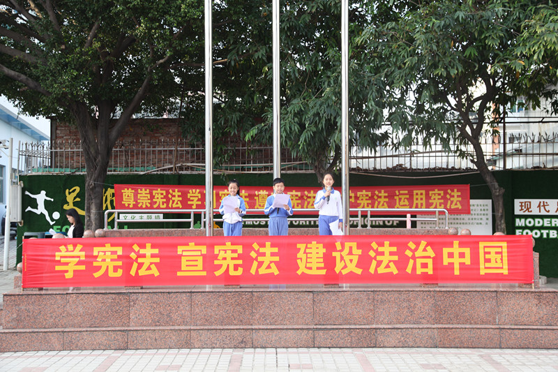 宪法宣传进校园,法治观念记心中,东方小学开展宪法学习教育活动