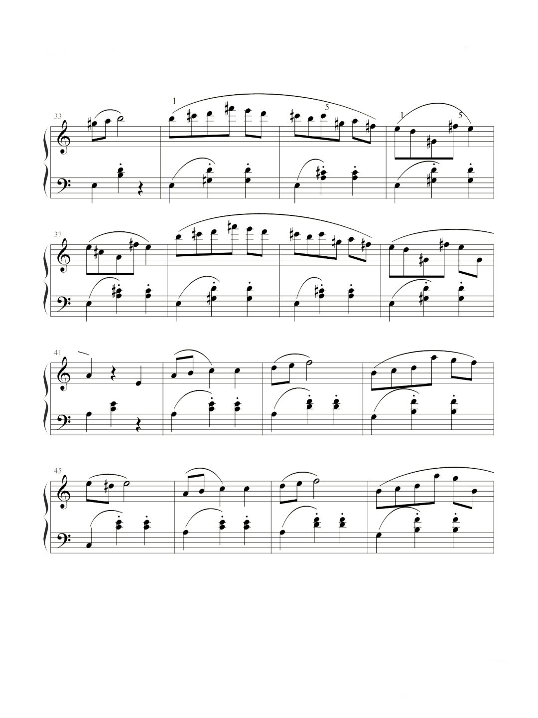 离乡曲谱_钢琴简单曲谱(3)