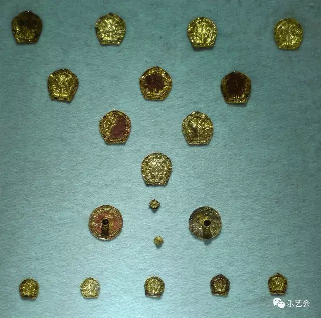 江都王刘非墓出土金饰件