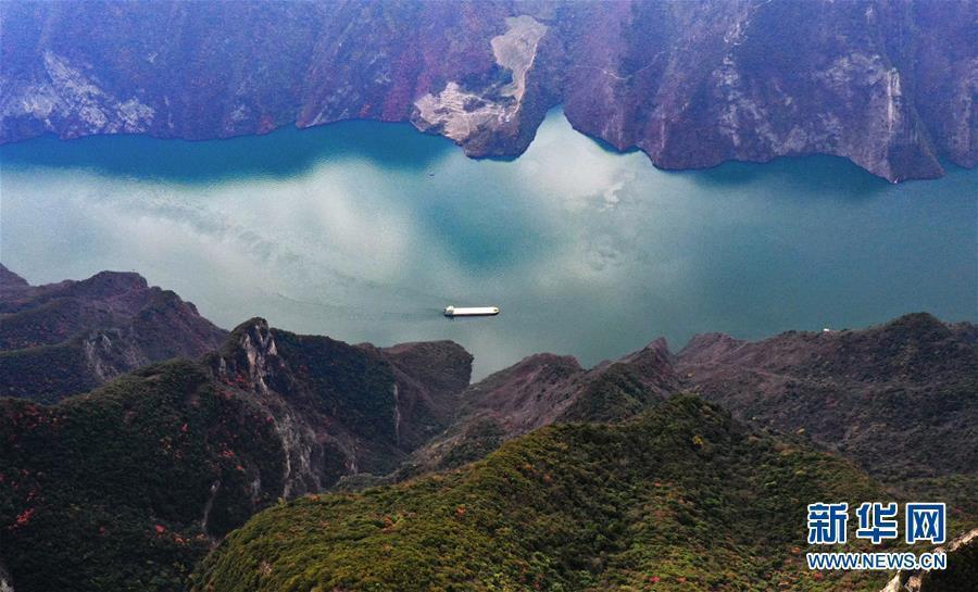 长江三峡第一峡瞿塘峡冬日美景