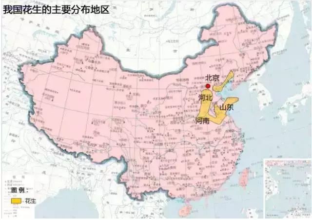 中国农业大地图:玉米,小麦,水稻,花生,大豆主产区一目