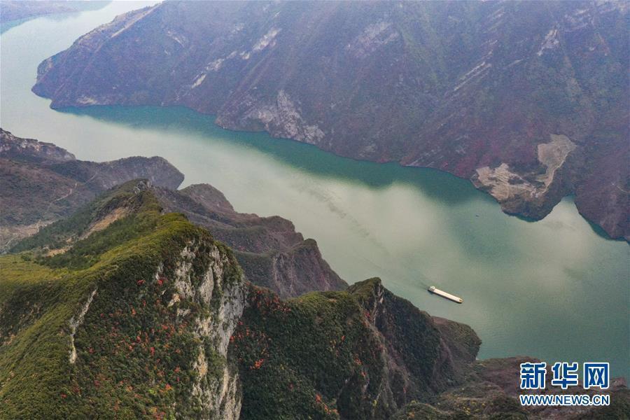 长江三峡第一峡瞿塘峡冬日美景