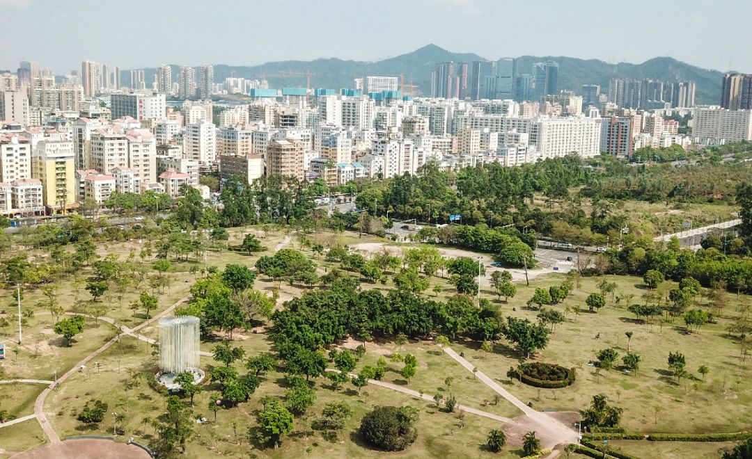 玉龙滨水城市公园拟打造成深圳中轴线上生态休闲新名片,目前正在有序