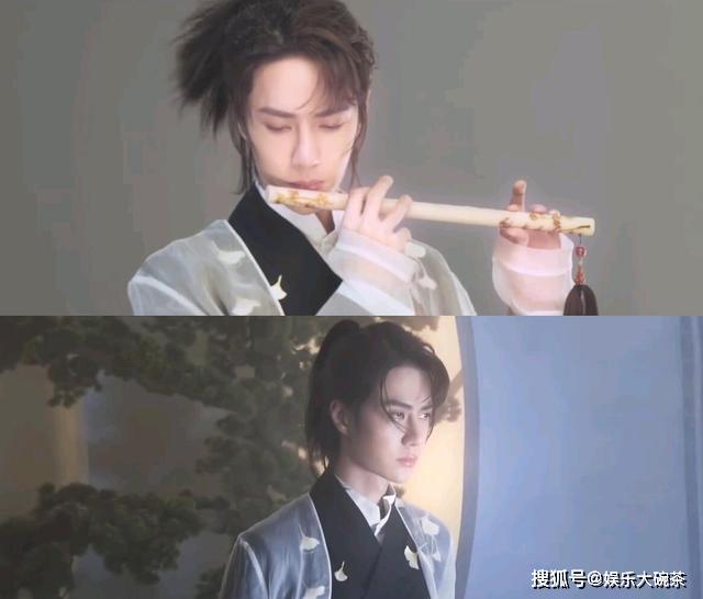 原创王一博古风造型格外,穿纱衣手持折扇宛若俏公子,又帅又仙