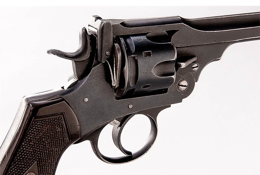 二战兵器全集,恩菲尔德2号Mk 1转轮手枪和韦伯