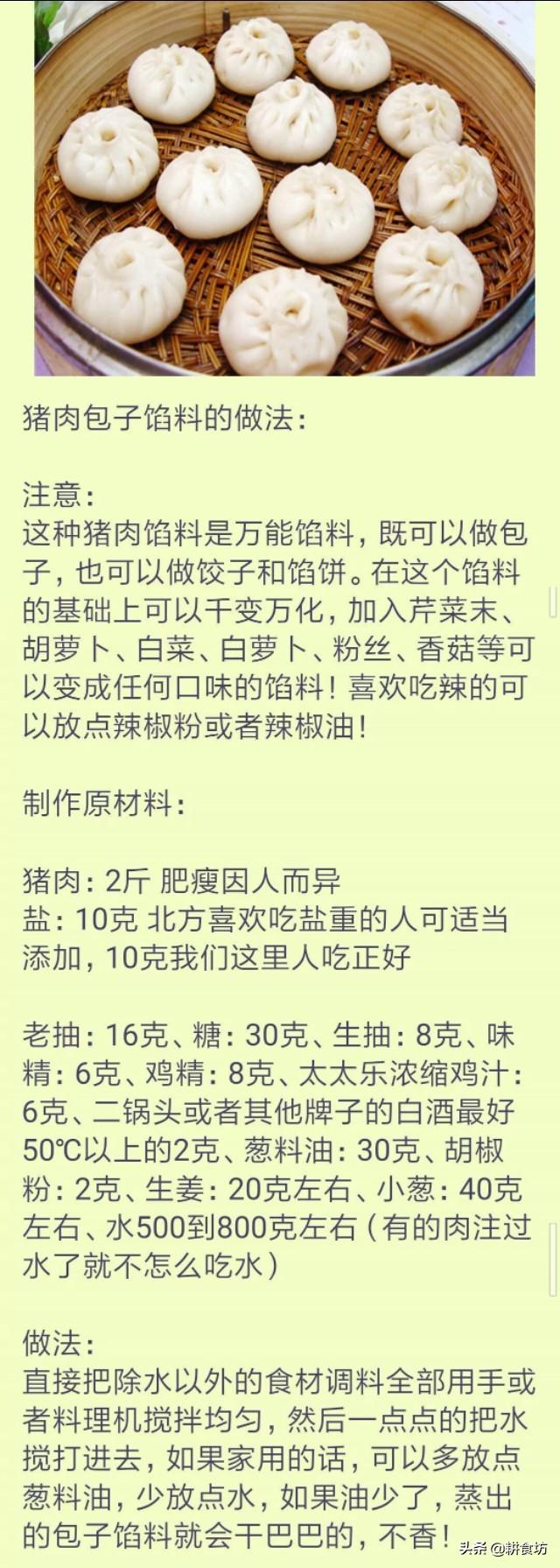 小笼包配方与详细步骤,值得一看